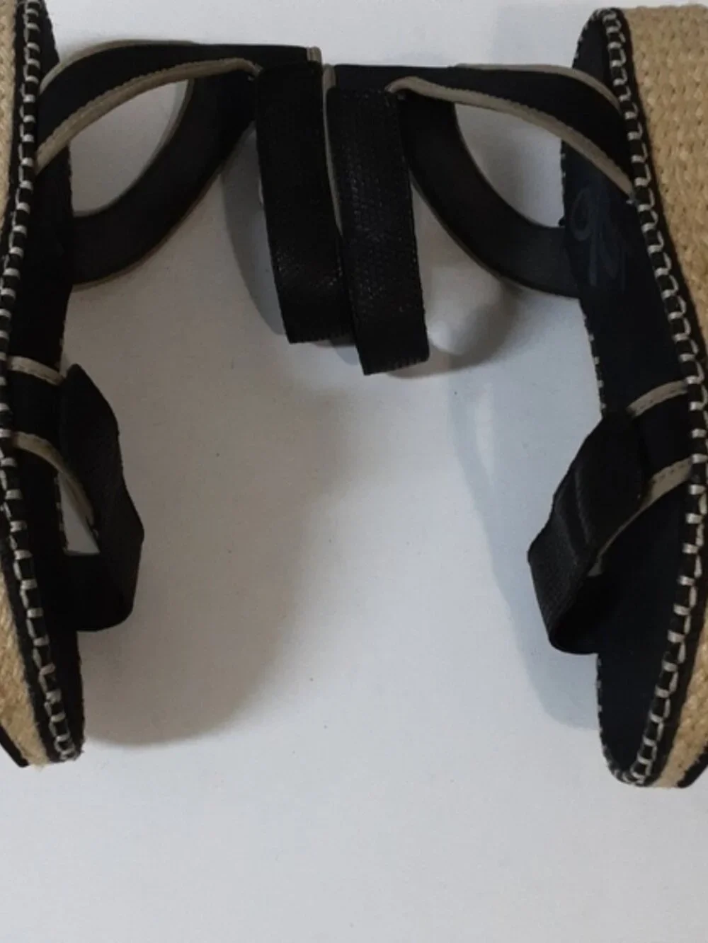 OTBT Reflector espadrilles Women's Black vacations beach casual office Y2K 11M